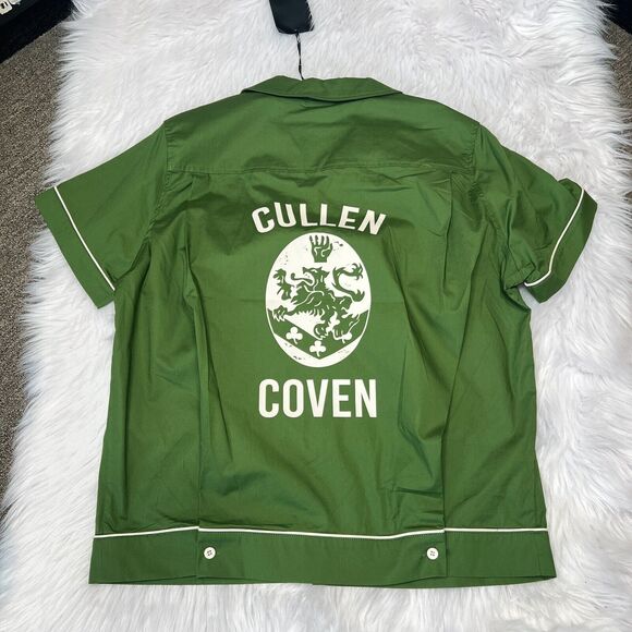 Copied - TWILIGHT SAGA BELLA WOVEN BUTTON DOWN SHIRT BOWLING SHIRT CULLEN COVEN - Picture 5 of 7